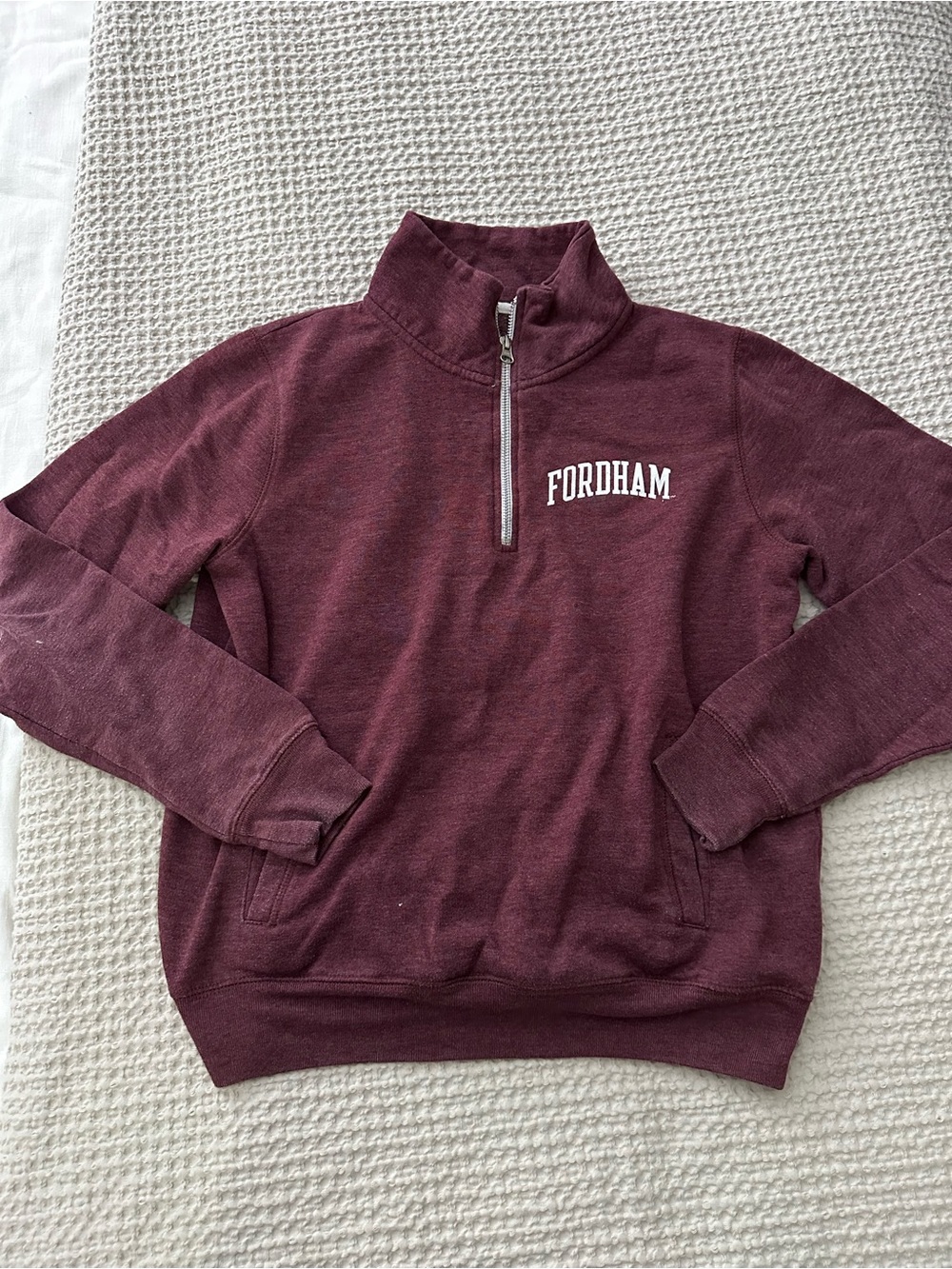 Fordham University Maroon Quarter Zip